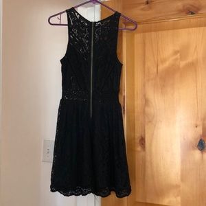 Kimchi & Blue Black Lace Detail Dress